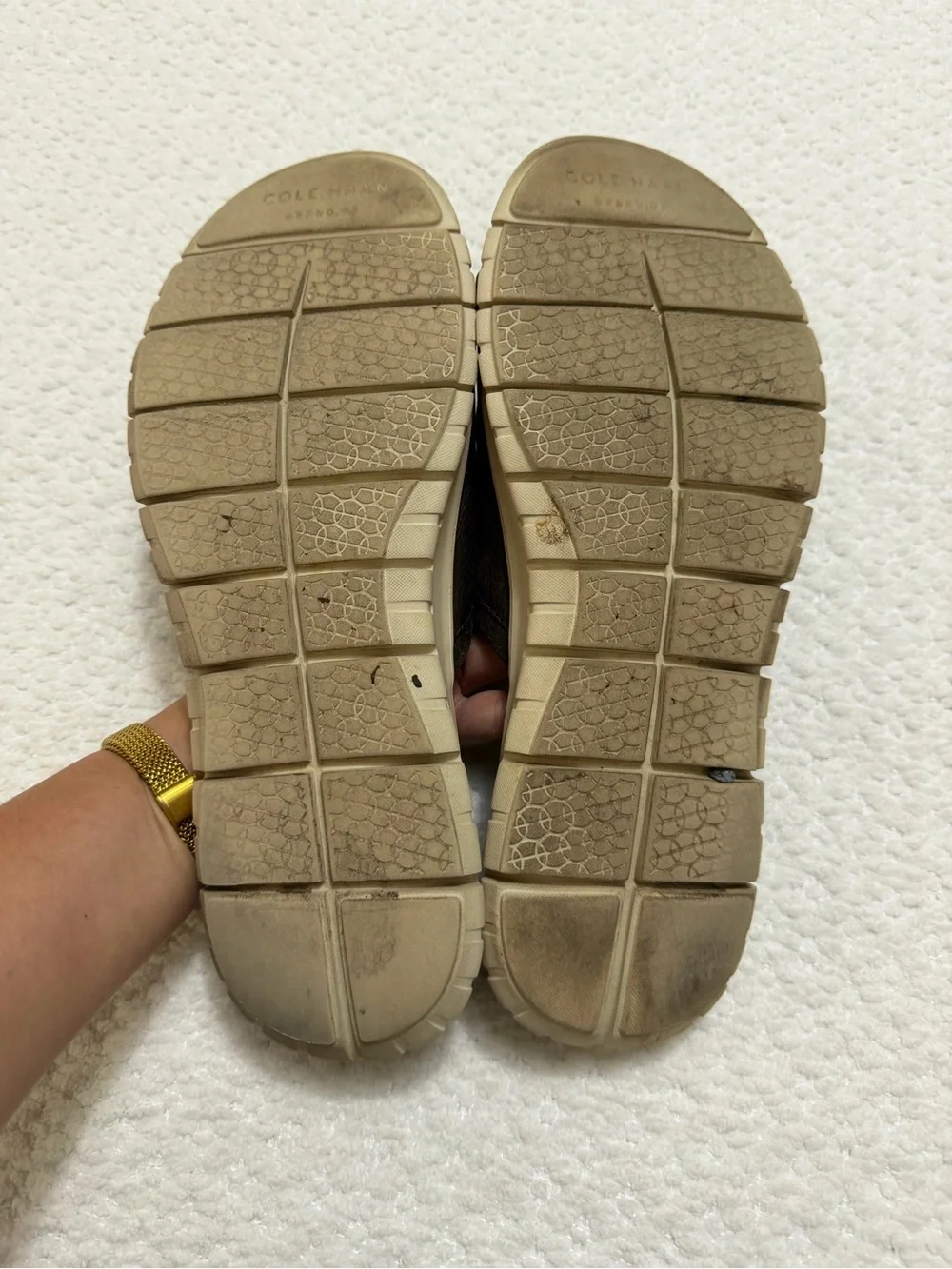 Cole Haan Brown Leather Slip On Sandals Men’s Size 11